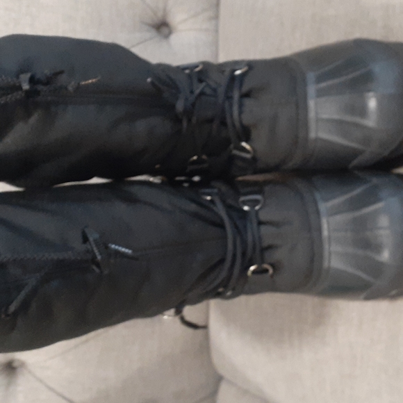 Sorel Kaufman woman's black snow boots size 7 - Picture 15 of 16